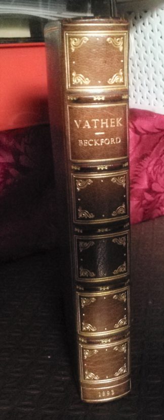 Beckford, William. VATHEK: AN ARABIAN TALE. 1893 edition. Wheatley's copy.