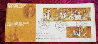 FIRST DAY COVER: CAPTAIN COOK BICENTENNIAL 1970