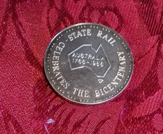 1988 RAILWAY BICENTENNIAL COMMEMORATIVE COIN