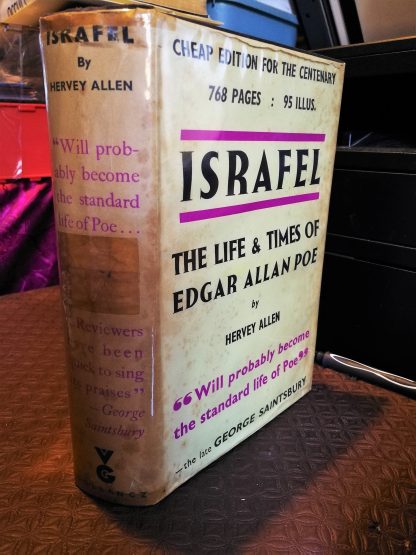 Allen, Hervey. ISRAFEL: THE LIFE AND TIMES OF EDGAR ALLAN POE. - Image 2