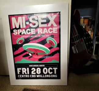MI-SEX: SPACE RACE Australian tour poster