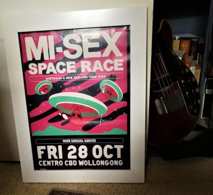 MI-SEX: SPACE RACE Australian tour poster