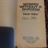 Haber, Karen. WOMAN WITHOUT A SHADOW. Signed copy. - Image 2