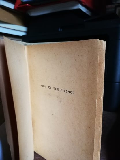 Cox, Erle. OUT OF THE SILENCE. 1947 Australian edition. - Image 3