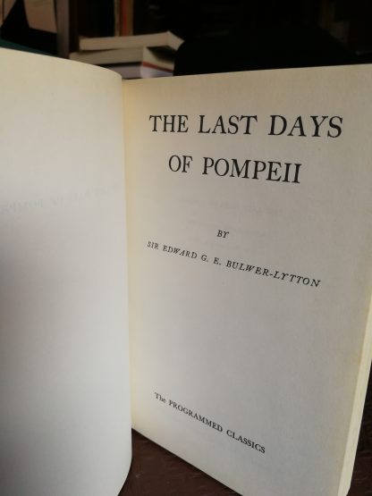 Bulwer-Lytton, Sir Edward E.G. THE LAST DAYS OF POMPEII - Image 2