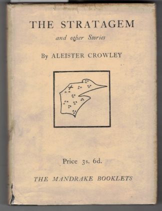 Crowley, Aleister. THE STRATAGEM AND OTHER STORIES.