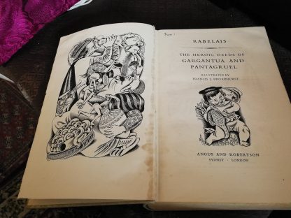 Rabelais. THE HEROIC DEEDS OF GARGANTUA AND PANTAGRUEL. - Image 5